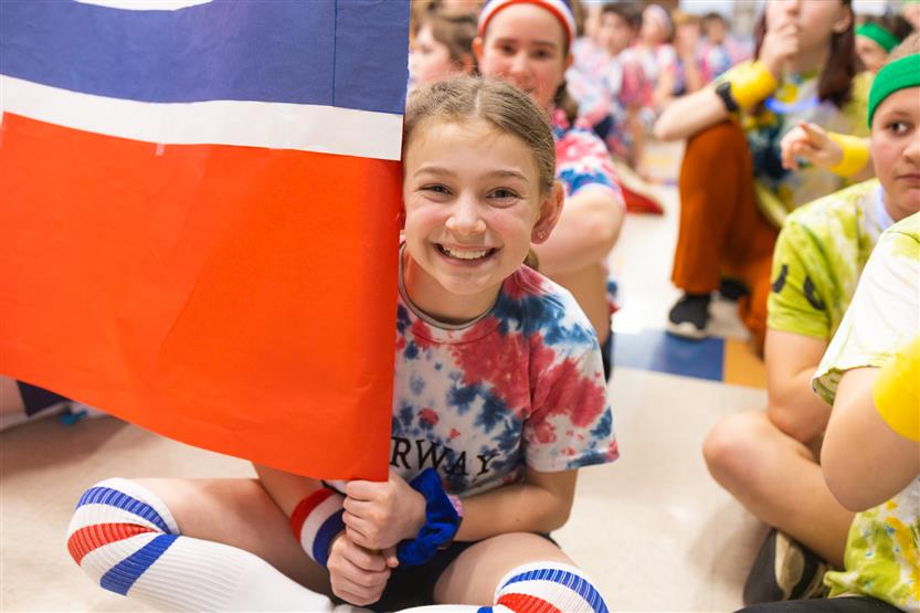 Scales Elementary students in the Fifth Grade Winter Olympics
